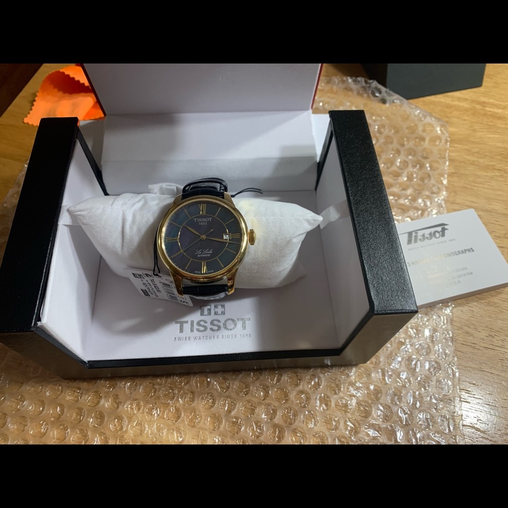 COPY - Tissot lelocle gold with mop dial